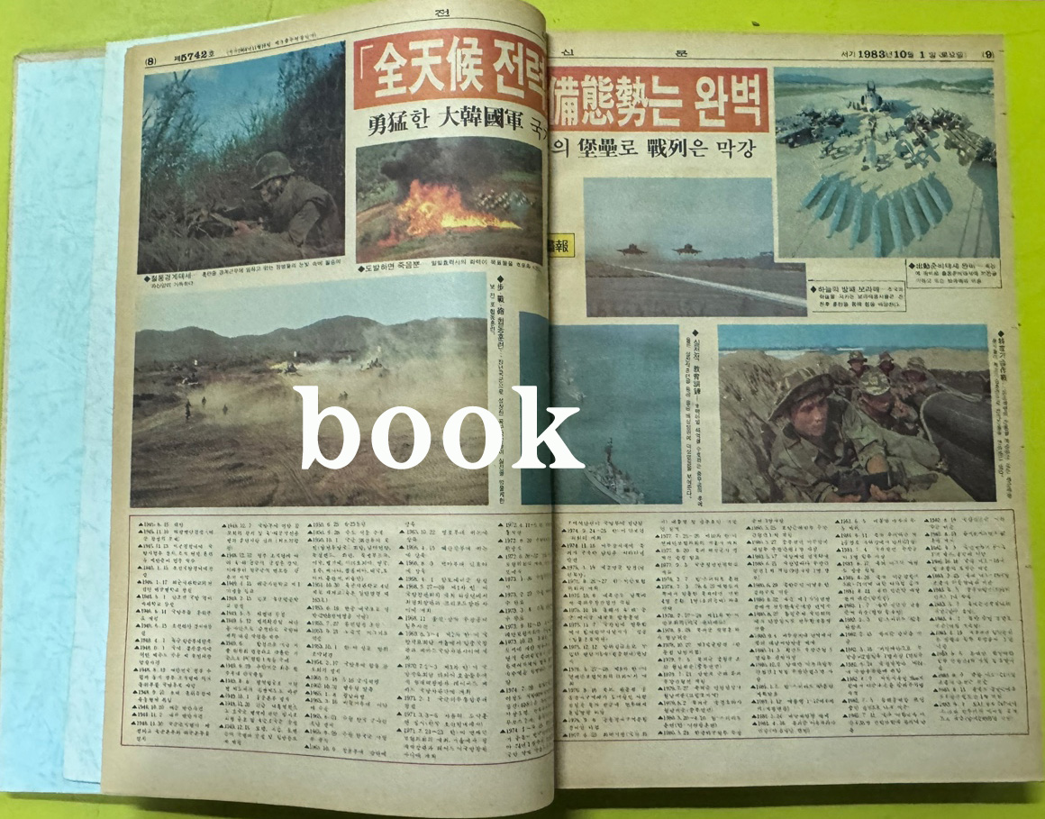 전우신문 1983년 10.11.12월 합본호 5742호 ~ 5818호