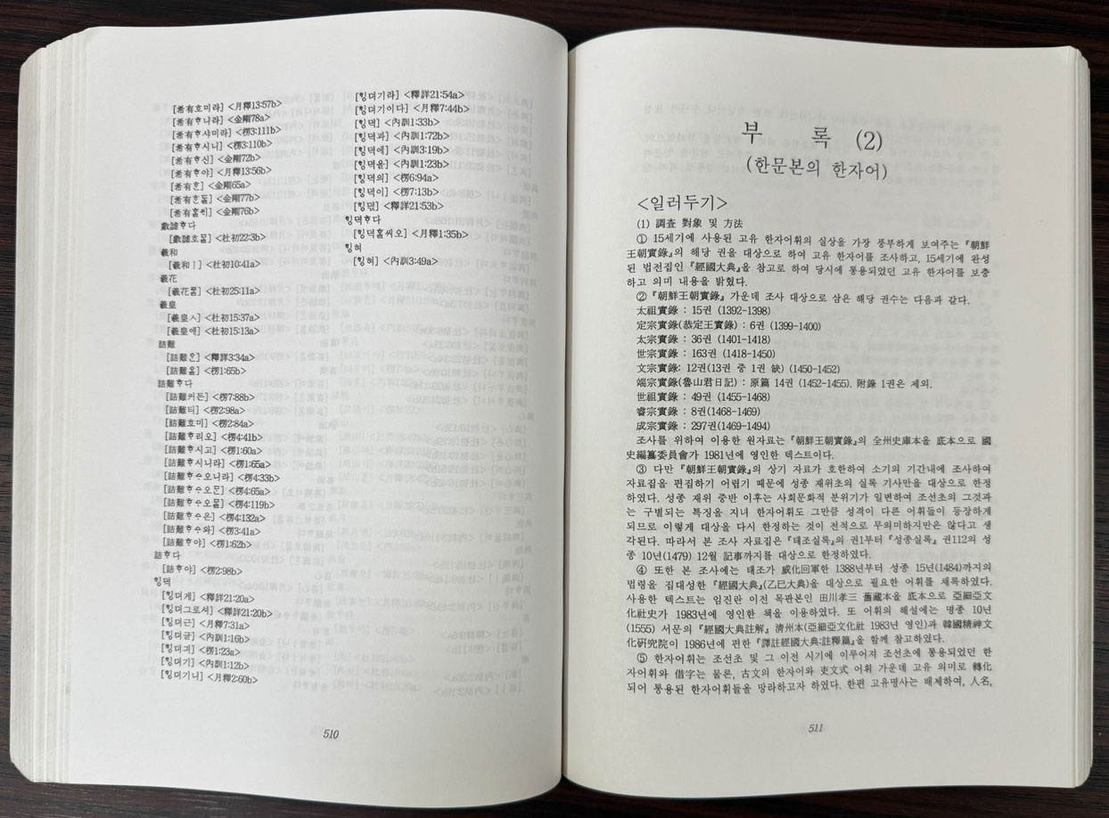 15세기 한자어 조서 연구 복사본 / 국립국연구원 / 1993년 / 829페이지