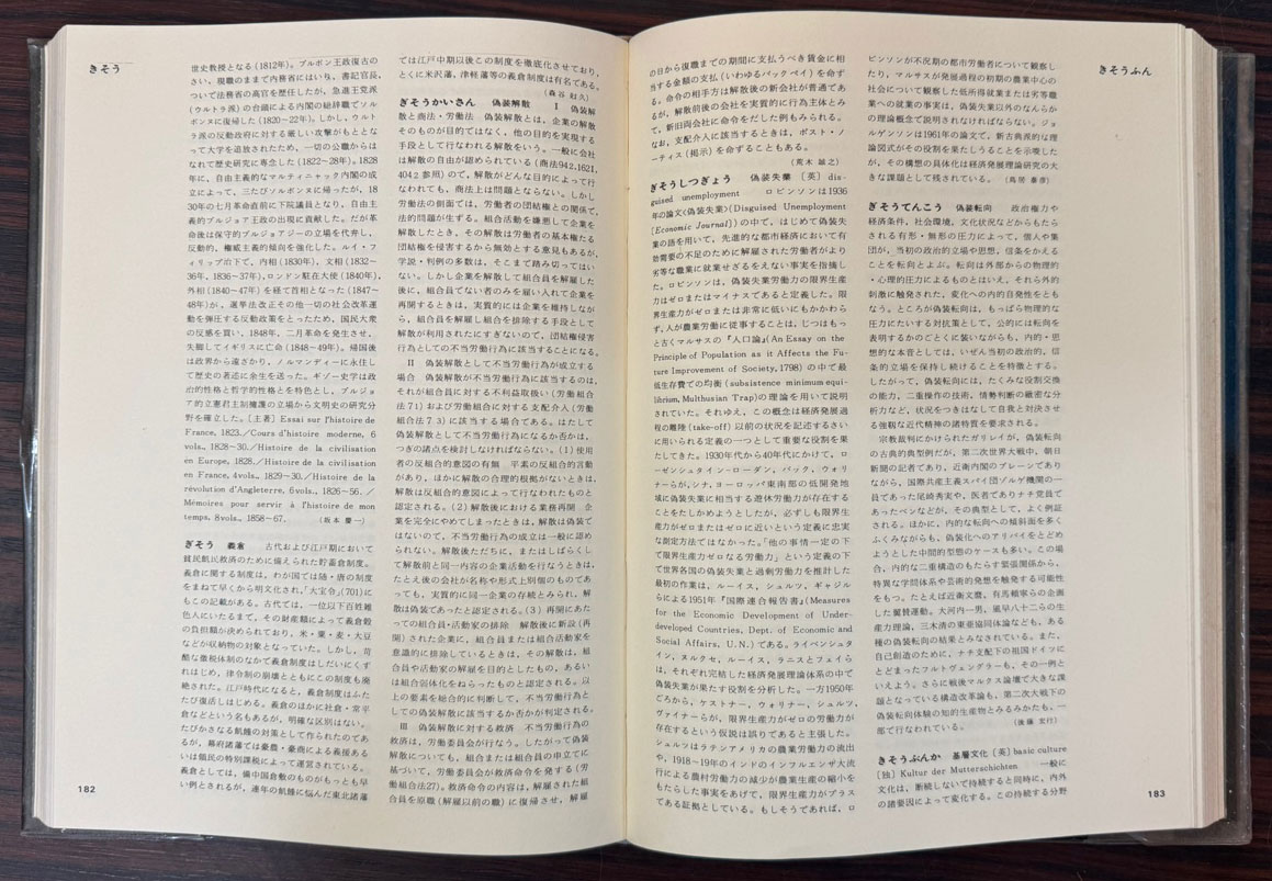 社會科學大辭典 사회과학대사전 1~20 전20권 완질 / 녹도출판회 鹿島出版 / 1968-71년판 / 큰책