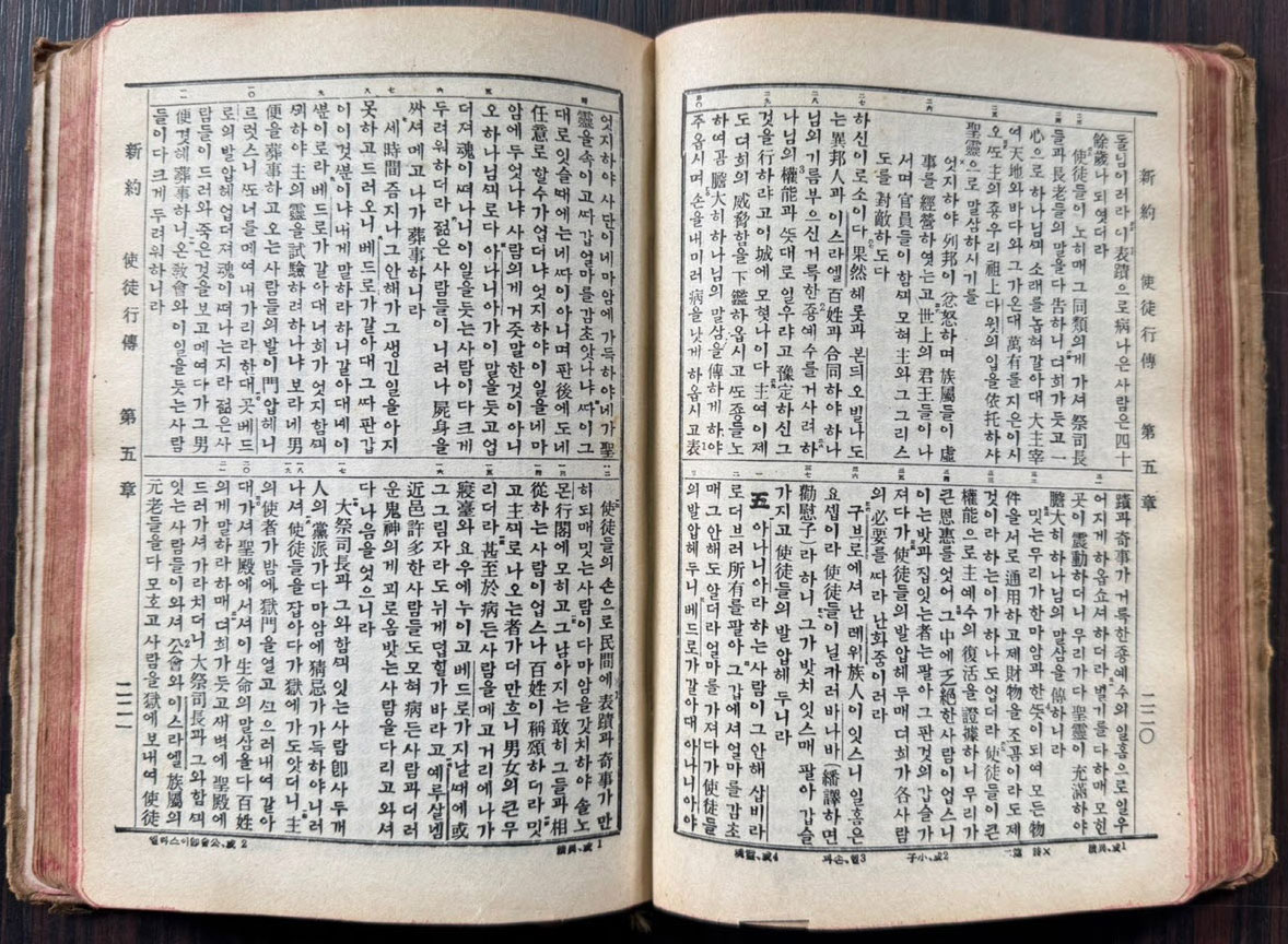 간이 국한문 신약개역 / 대한성서공회 / 1955년 초판 / 488페이지